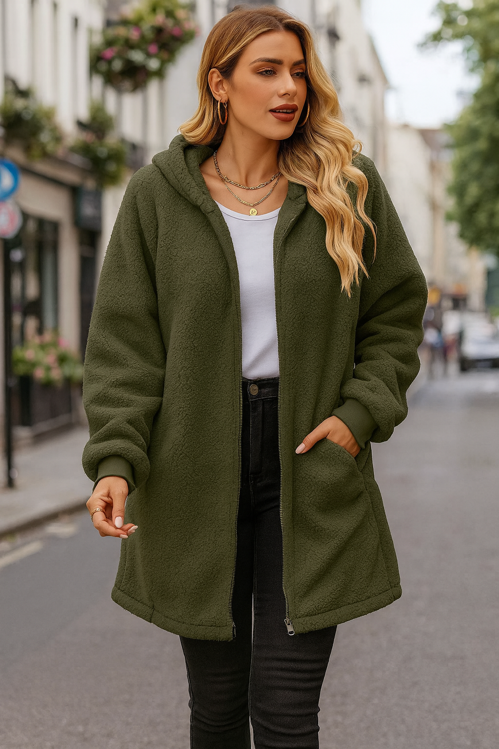 GIULIA- GIACCA IN PILE DA DONNA